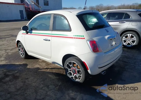2012 Fiat 500 Pop from USA, damaged, VIN 3C3CFFAR9CT130480